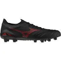 Mizuno Morelia Neo IV Beta Elite Gras Voetbalschoenen (FG) Zwart Rood