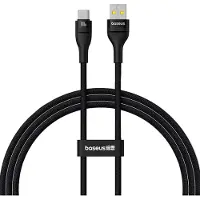 Baseus Flash 2 USB-A - USB-C 100W 1m Duurzame Kabel - Zwart
