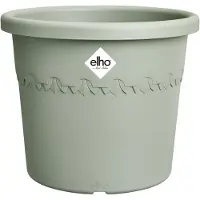 Elho Bloempot Algarve Cilindro - Kunststof - Tijmgroen - Diam.40xh33cm