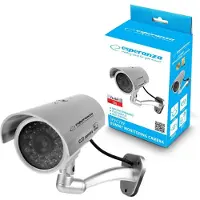 Esperanza Dummy Beveiligingscamera SPECTRE – Zilver – met Knipperende LED