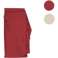 Mendler Parapluhoesel HWC-A96, 8 baleinen, rond, diameter 3 meter, 220g/m² polyester, vervangend hoesel, bijvoorbeeld voor een verkeerslichtenparaplu HWC-A96, kleur: bordeaux