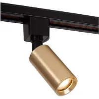 Lucide TRACK RITMO Railspot - 1-fase Railsysteem / Railverlichting - 1xGU10-MR11 - Mat Goud / Messing (Uitbreiding)