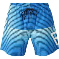 Brunotti Zwembroek Men Preves Colorflow Stripe Neon Blue-M