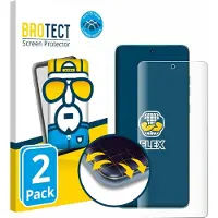 BROTECT - Screenprotector voor Motorola Edge 60 Fusion - Folie Beschermfolie transparant volledig dekking - 2 Stuks