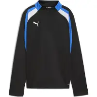 Puma IndividualLIGA 1/4 Zip Top Jr Unisex Sporttop - Black-White-Ultra Blue