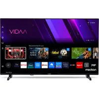 Medion 100.3 cm 40" HD TV Smart TV HDR VIDA Store Prime Video Disney+ DAZN HbbTV PVR Bluetooth HD+, MD840101