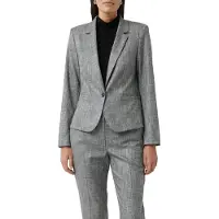 Comma Blazers grijs gemêleerd