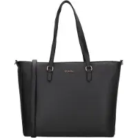 Charm London Birmingham Safiano - Handtas/Schoudertas 15.6'' - Zwart