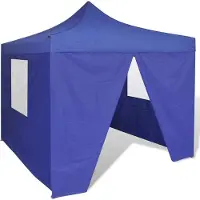 Syfax Vouwtent met 4 zijwanden 3x3 m blauw