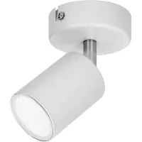 Adviti Doa Sp 1 Plafondlamp / Wandlamp geschikt voor spotjes - Draaibare Opbouwspot - Wandlamp binnen - - Wit