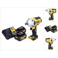 DeWalt DCF 892 M2 accu-slagmoersleutel 18 V 812 Nm 1/2" borstelloos + 2x oplaadbare accu 4.0 Ah + lader