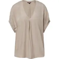 Comma Blouse donkerbeige