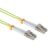 S-Conn LC/UPC Duplex optical fiber kabel | OM5 | LSZH | groen | 7 meter