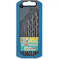 Wolfcraft - Metaalboor Set - HSS - Zeskantschacht - Ø 2–6 mm - 5 delig - voor Metaal - 7121000