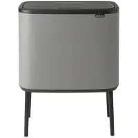 Brabantia Bo Touch Bin Prullenbak - 36 liter - 1 vak - Mineral Concrete Grey
