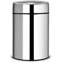 Brabantia Slide Bin afvalemmer 5 L - Brilliant Steel
