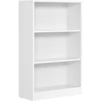 Vasagle Boekenkast met verstelbare planken, 3 niveaus / Wit