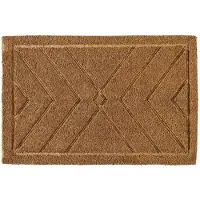 Home Deco Factory Deurmat Lineair - rechthoek - 40 x 60 cm - borstelmat - kokosvezel
