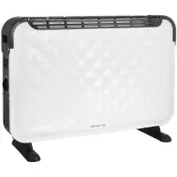 Emerio Convector Verwarmer - 18 m² - 3 Temperatuur instellingen - Indicatielampje - Vrijstaand - 2000W - CH-106492.4 Wit