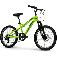 HUFFY Extent, 20-inch mountainbike, kinderfiets, geschikt voor kinderen van 7 tot 9 jaar, groen
