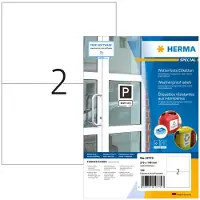 Herma Etiket 10774 210x148mm weerbestendig wit 160stuks