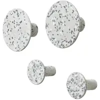Blomus Een set haken in de muur PONTO grijs Blomus