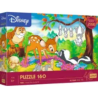 Trefl puzzel - Disney Bambi en bosvrienden - 160 stukjes - FSC karton.