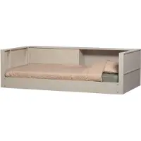 Woood Carter Bedbank - Grenenhout - Dust|Beige - 90x200