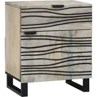 vidaXL Nachtkastje Wit 50 x 33 x 60 cm Bewerkt hout