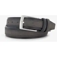 Scapino Heren riem imitatie suede zwart