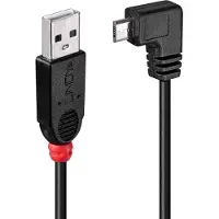Lindy Kabel USB 2.0a naar Micro USB B LINDY 31977 2 m Zwart