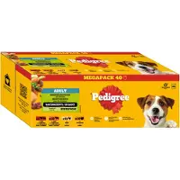 Pedigree vershoudzakjes 40 x 100 g - Gemengde selectie in saus (4 varianten)