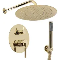 REA Js-622711G Argon +Box - Inbouwdoucheset - Gouden - 180X40X20Cm