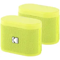 Kodak SoundBrix Draadloze Stapelbare Speaker (Yellin's Yellow), 2 stuks