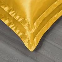 Beau Maison Beauty Silk Satijnen Kussenslopen - Set van 2 - 60x 70 cm - Goud - Glans Satijn