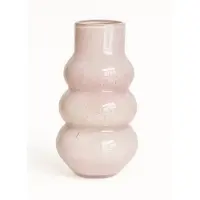 Vase the World Vaas Lomami | Ivory | Mondgeblazen glas | Ø18xH30 cm
