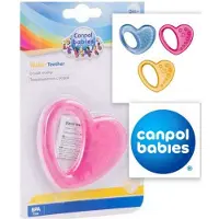 Canpol Babies hart waterbijtring voor baby's - 0m+ Rood