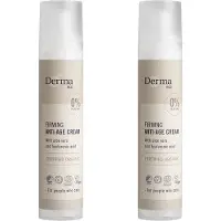 Derma Eco Anti-Age Crème - Hypoallergeen - Hyaluronzuur en Vitamine E - Parfumvrij - 2 x 50 ml