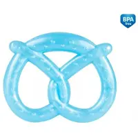 Canpol Babies PRETZEL elastische bijtring- 0M+ Blauw