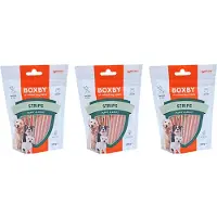 Boxby Proline strips vis en vlees, 100 gram - per 3 zakjes