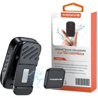 Xssive BS14 Draagbare Bluetooth Speaker met Magnetische Clip - Mini Bluetooth Speaker - Handsfree Bellen - Geschikt voor Wandelen, Onderweg, Fiets & Outdoor