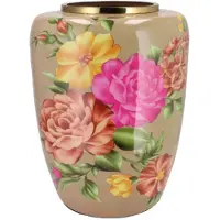 DK Design Vaas Flower Bouquet - taupe - metaal - D33 x H45 cm - bloemenvaas