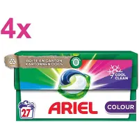 Ariel All-in-1 PODS Color Clean & Fresh – Wasmiddelcapsules – 108 stuks – Effectief bij lage temperaturen – Voordeelverpakking
