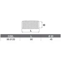 ASSO 99.0120 Voorpijp