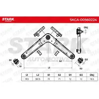 Stark SKCA-00560224 Draagarm