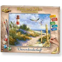 Schipper Duinlandschap met vuurtoren