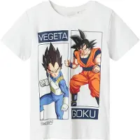 Name it Shirt 'NKMjes Dragon' beige / blauw / oranje / wit