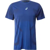 Asics Functioneel shirt 'Road' blauw / donkerblauw / wit