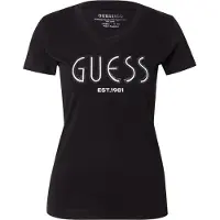 GUESS Shirt zwart / wit