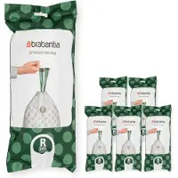 Brabantia Type R PerfectFit Jaarverpakking Afvalzak 36 Liter - 120 Stuks